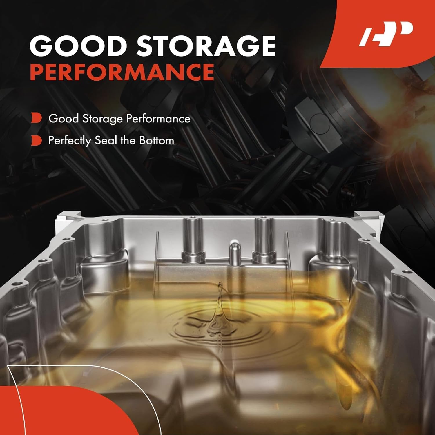 A-Premium Transmission Oil Pan with Drain Plug Compatible with Mitsubishi Outlander 2016-2020, Outlander Sport 2015-2024, Lancer 2016-2017, 2.0L 2.4L, Replaces 2705A048, 2705A062