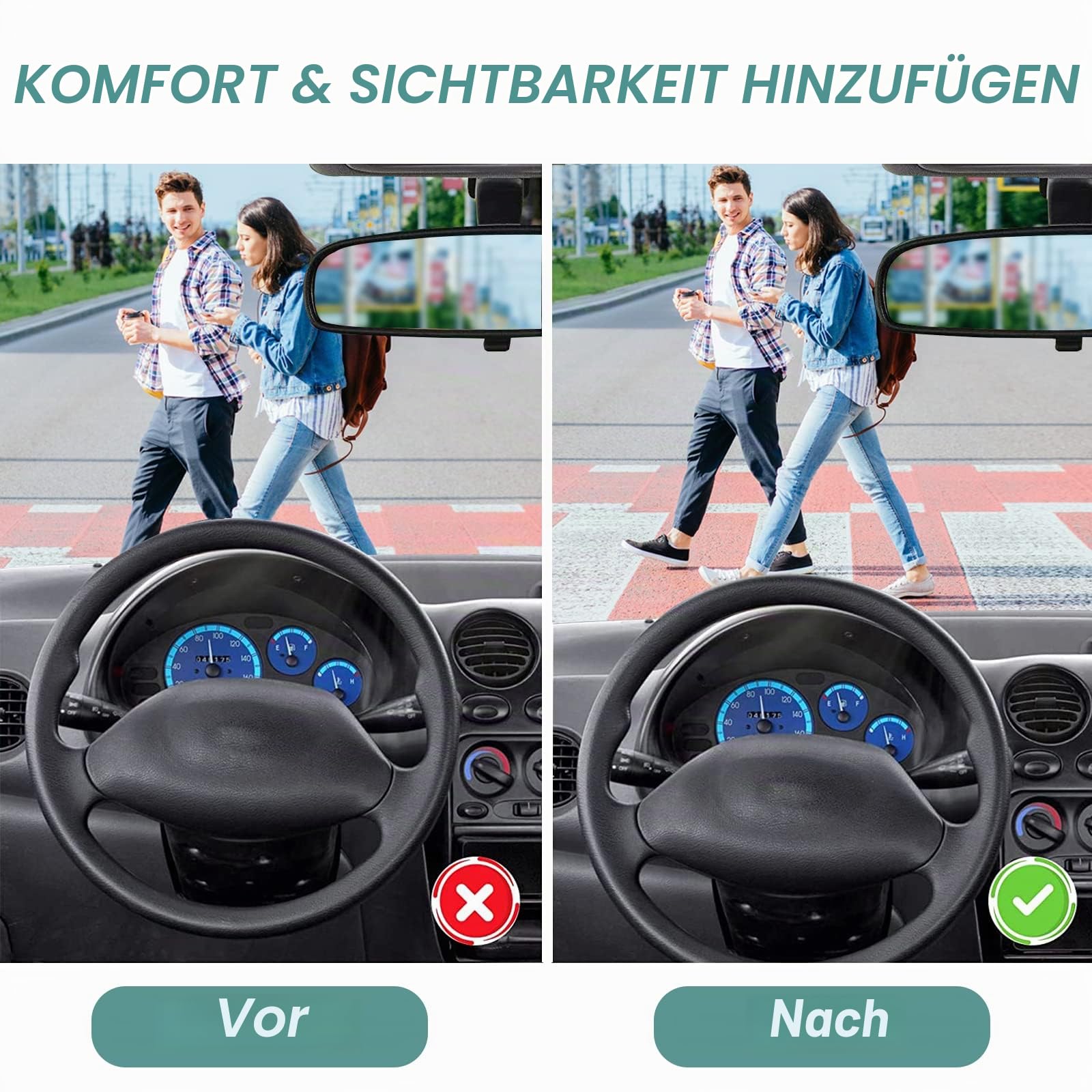 AEROiVi Autositzkissen zum Fahren, atmungsaktives 3D-Air-Mesh, rutschfeste Unterseite, Komfort Autositzschutz, Autositzunterlage funktioniert auch mit LKW und Bürostuhl Zuhause