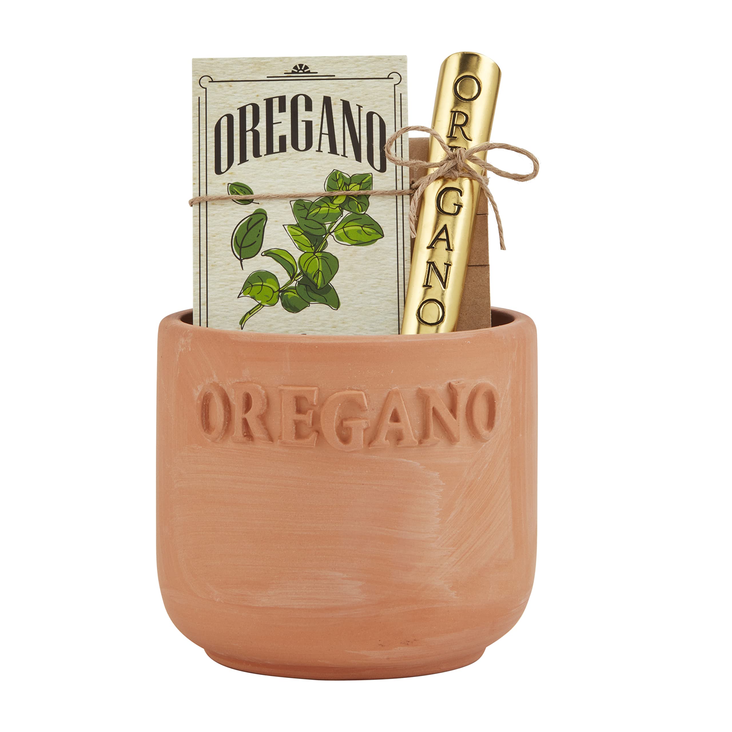 Kit de plantation d'origan Mud Pie avec graines à croissance rapide