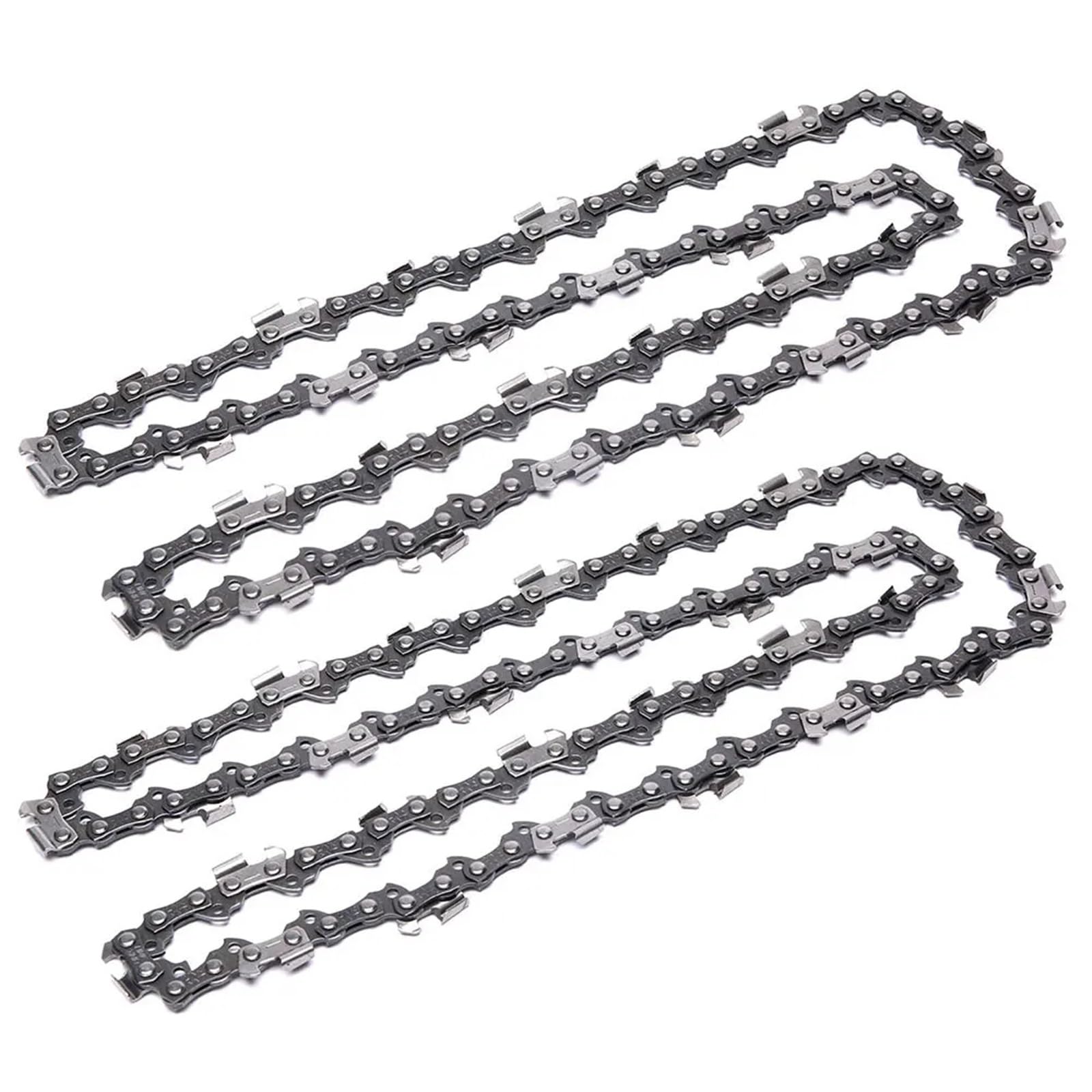 Cadena de Motosierra de 16 Pulgadas, Cadena de Motosierra, 16 Pulgadas, 3/8 LP, Calibre 0,050, Paquete Cadena 2 57 eslabones transmisión for Sierra eléctrica