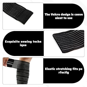 Calf Compression Bandage Sleeve Men,2 Pcs Highly Elastic Calf Support, Calfs Sleeves, Hamstring Support, Thigh Compression Sleeve for Exercise Gym Running Squats