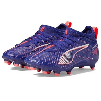 PUMA Kids Ultra Match Firm Ground/All Ground (Little Kid/Big Kid) Kids Shoes Lapis Lazuli/PUMA White/Sunset Glow