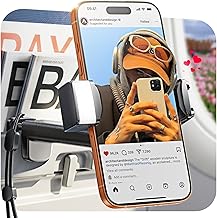 LISEN airplane phone holder with light hands free airplane seat travel essentials for long flights essentials boredom essentials buster awaits