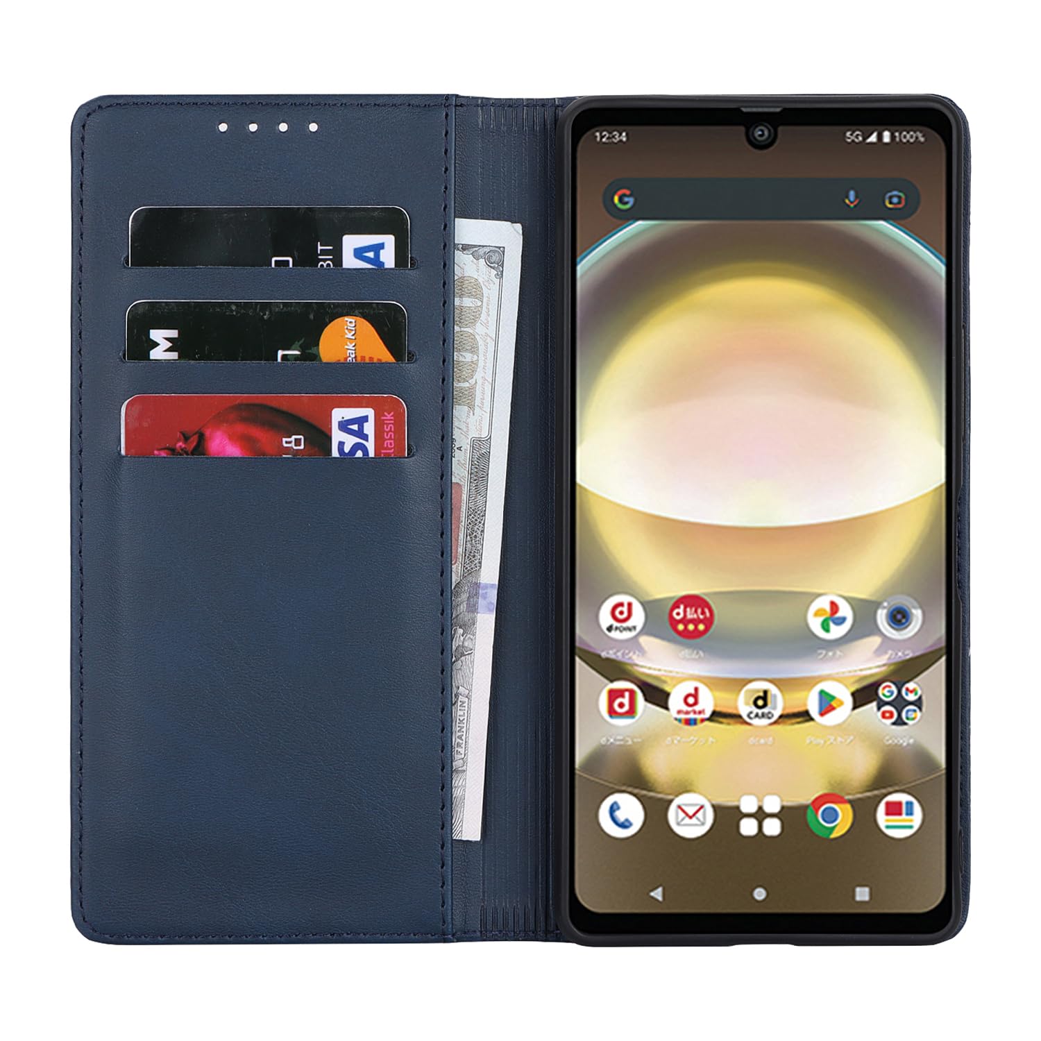 Amazon.co.jp: AQUOS R8 ケース 手帳型 AQUOSR8 SH-R80 楽天モバイル 