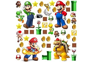DEKOSH Super Mario Wall Decals: A Vibrant Addition to Your Little One's Room