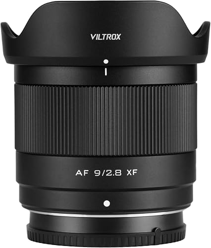 VILTROX 9mm F2.8 Fuji, AF 9mm F2.8 X-Mount Lens for Fuji X, Auto Focus