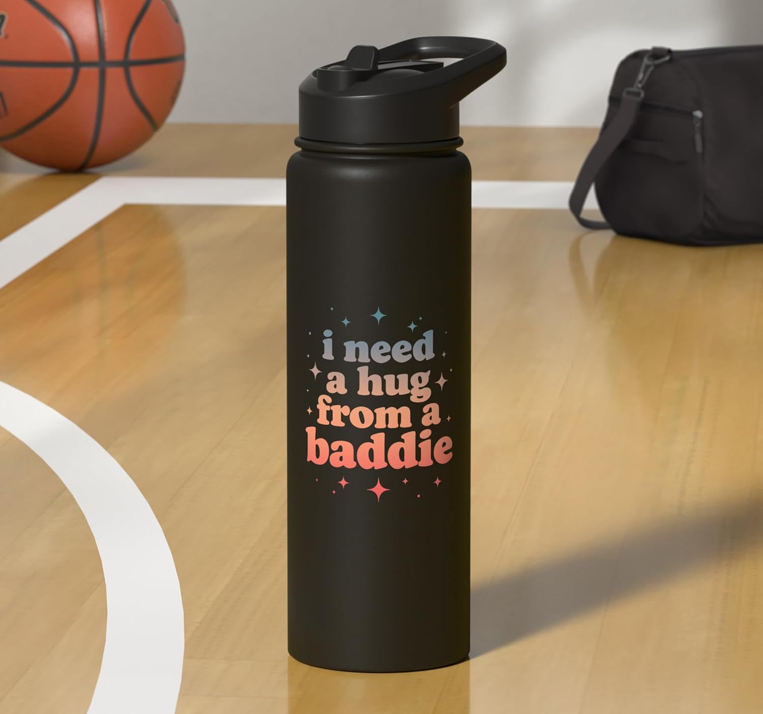 I Need a Hug From a Baddie Stainless Steel Insulated Water Bottle