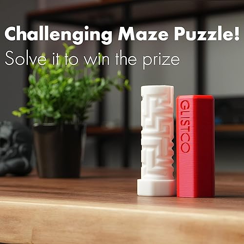 Miniatura 2 de Caja de regalo de dinero laberinto (blanco y rojo)