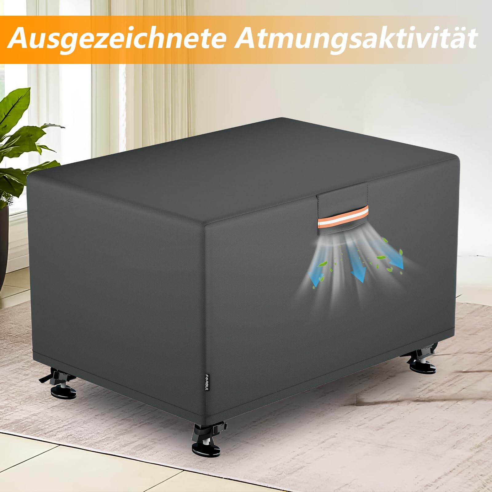 EVRBUL Housse de protection de baby-foot étanche pour une utilisation en intérieur et en extérieur - Résistant aux UV - Matériau 420D robuste - 161 cm x 115 cm x 89 cm