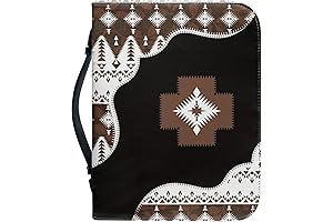 Vintage Southwest Aztec Print Bible Cover for Women Travel
