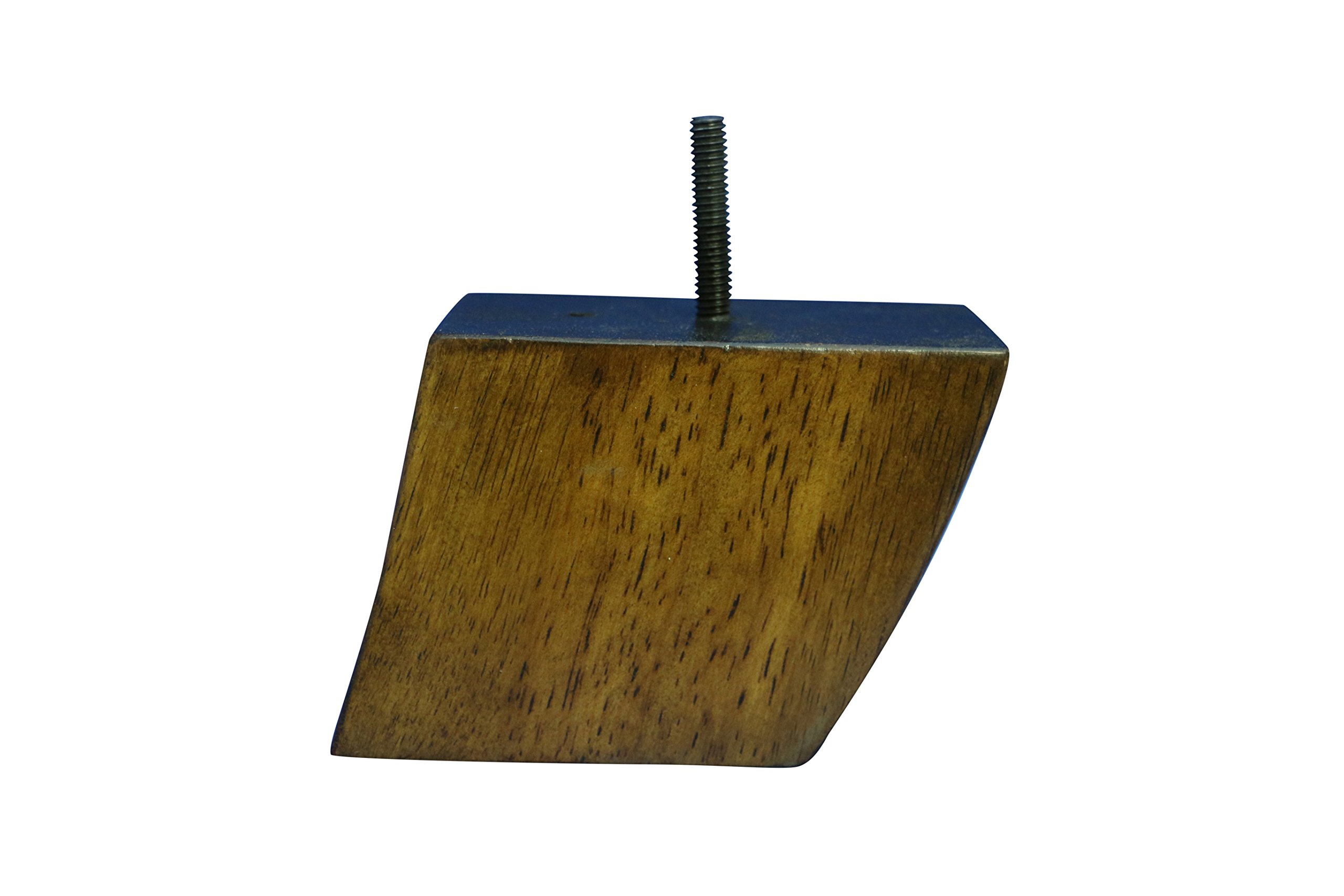 Recliner-Handles Decorative Solid Wood Curved Leg with Maple Finish for Chairs and Sofas. Set of 4