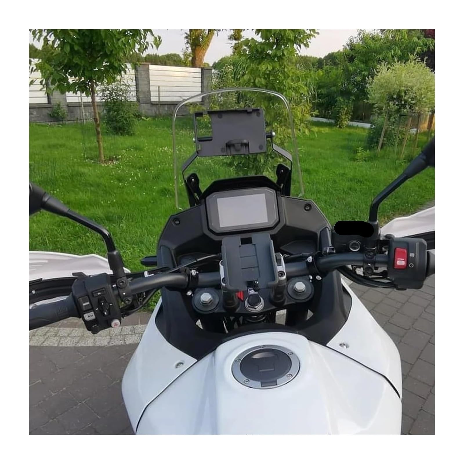 pour Moto Support Navigation GPS pour XL750 pour T&RANSALP 2023 2024 Moto Accessoires Téléphone Support GPS Navigation Plaque Pièces(22MM 1set)