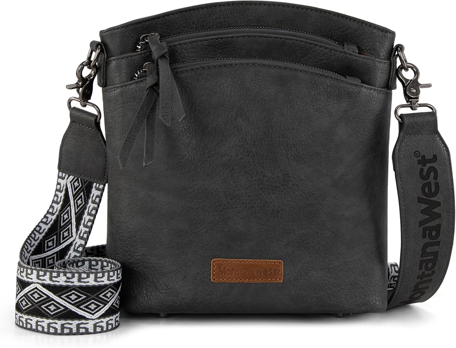 Montana West Double Compartments Cross Body Bag for Women with Adjustable Strap and Specialized Pocket
