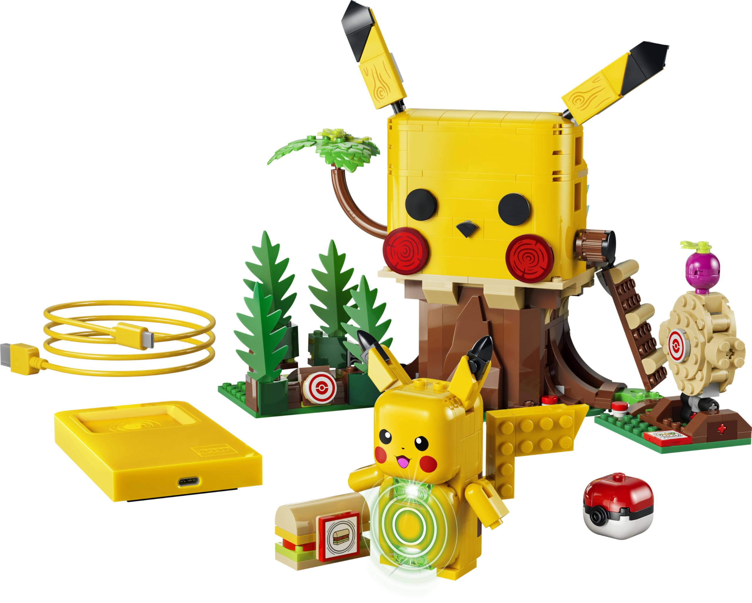 LEGO Pokémon SMART Play: Trainingshaus mit Pikachu - interaktives All-in-1 Spielset mit SMART Brick, 4 Tags, Figur und Ladegerät - Geschenkidee für Kinder ab 6 Jahren - 72164
