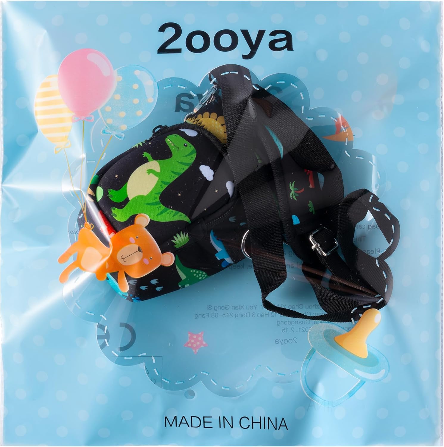 Water Bottle Carrier Bag with Strap for Kids - Water Bottle Bag Holder with Padded Strap Pocket 10/12/14/16/18Oz for Boys Girls School Walking Hiking Camping - Image 6