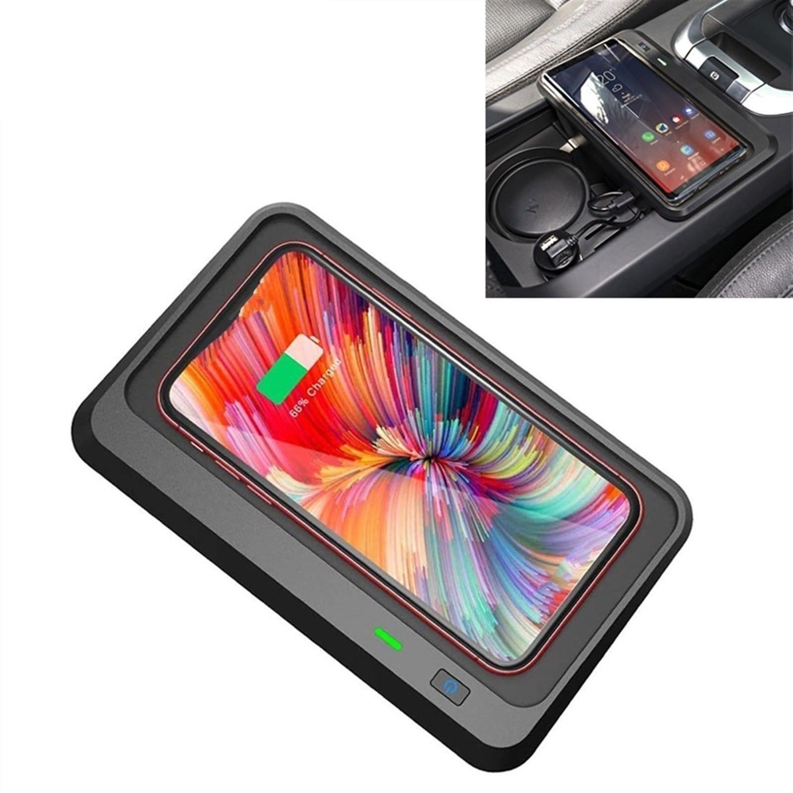 Caricabatterie for auto Qi Standard Caricabatterie wireless 10W Ricarica rapida 2015 2016 2017 2018 2019, for