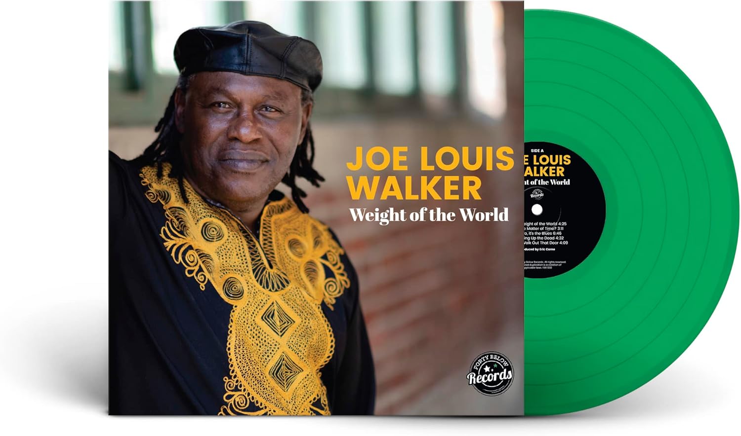 WEIGHT OF THE WORLD (GREEN VINYL) por Joe Louis Walker — capa do álbum