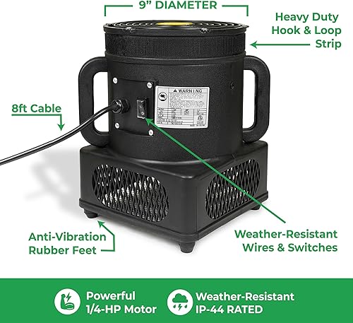 Miniatura 4 de LookOurWay Air Dancers - Juego de tubo inflable para hombre, 7 pies de alto, con soplador resistente a la intemperie, promoción de negocios, azul