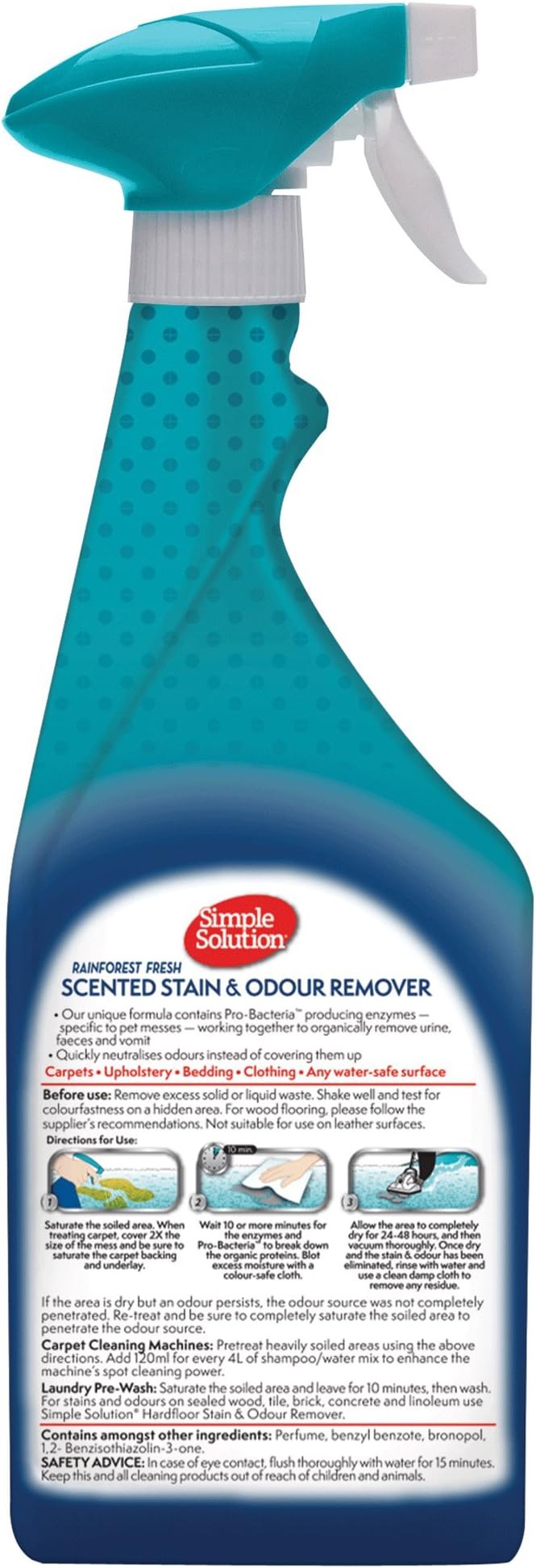 simple solution stain & odour remover