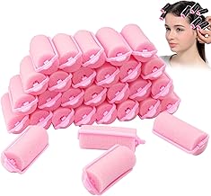 Pack of 30 Sponge Hair Rollers, Foam Curlers 25 mm, Hair Rollers, Foam Sponge, Hair Rollers, No Damage to Hair, Sleep Curlers for Women and Children, DIY Hair Styling