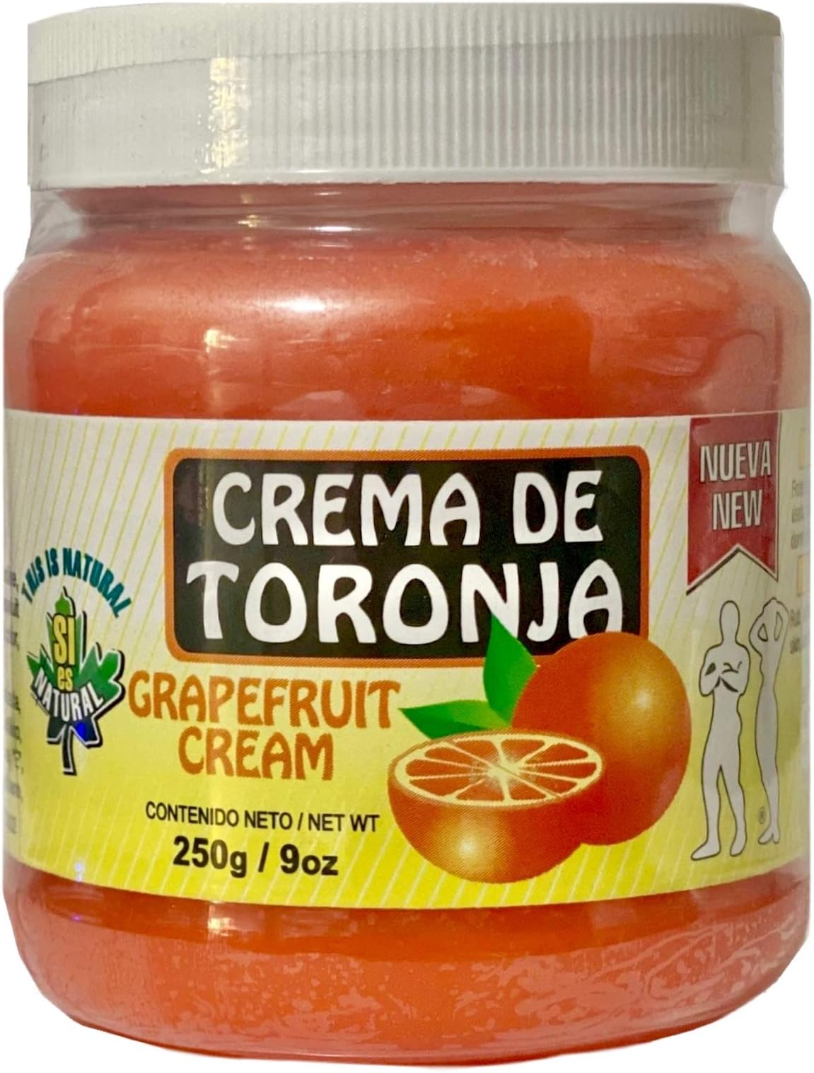Grapefruit Cream, Crema De Toronja 9 Oz Super Adelgazante!! by Naturamex