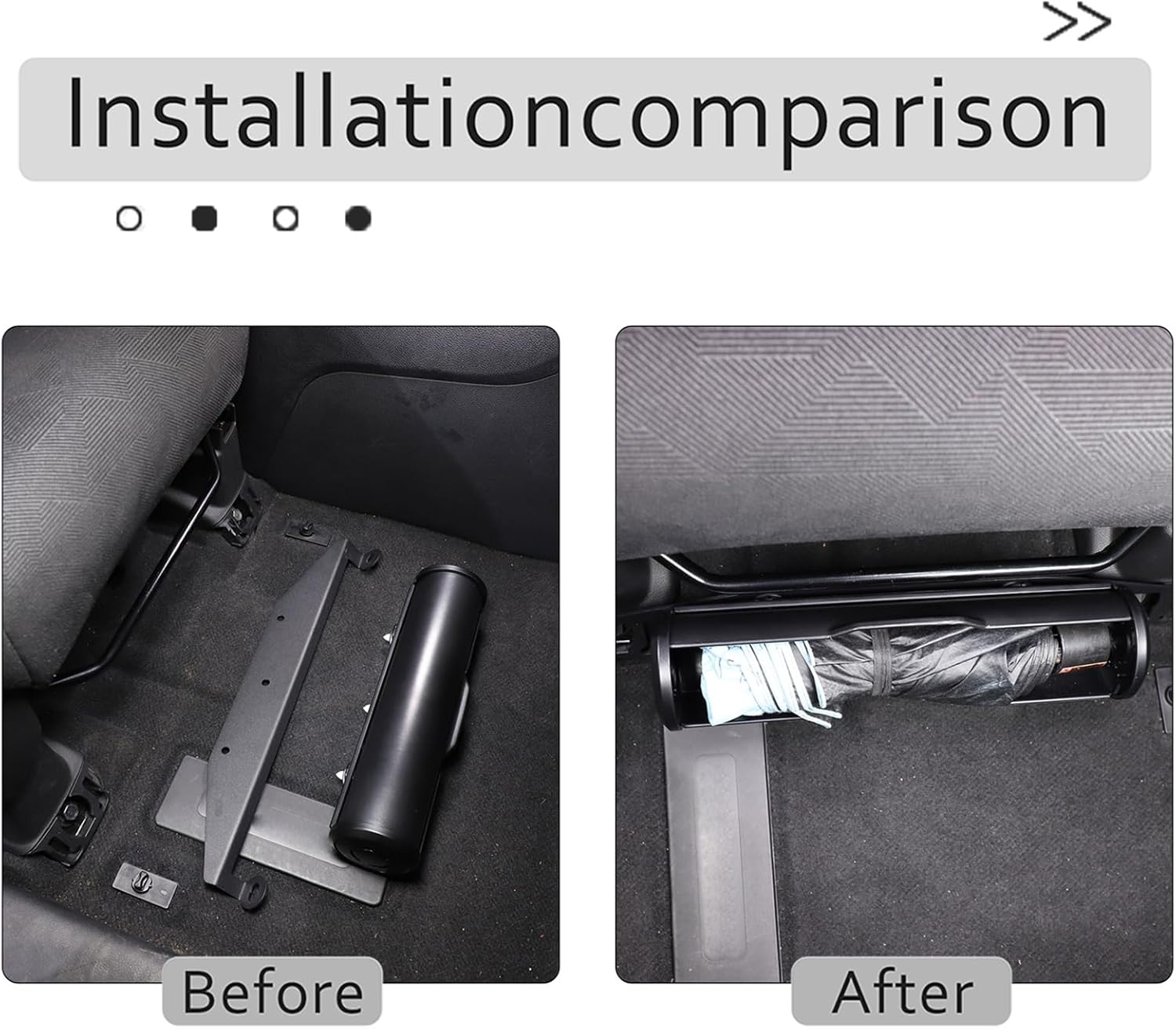 Aluminum Alloy Multifunction Car Co-pilot Under Seat Umbrella Holder,for Honda Pilot 2016-2022,Honda Passport 2019-2023,Honda Ridgeline 2017-2023,Car Truck Under Seat Umbrella Storage Holder