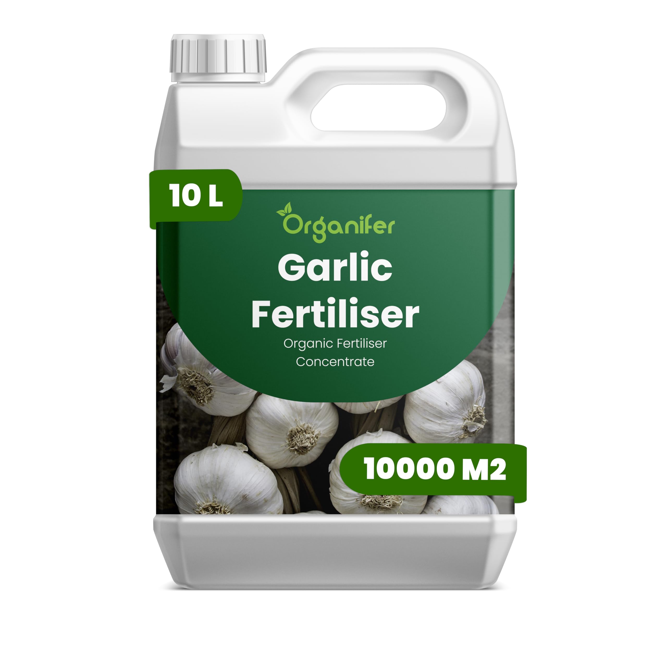 Fertilizante Líquido - 10L - Para Ajo - NPK 2-1-8 | Crecimiento Saludable Y Plantas Vigorosas - Organifer