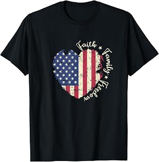 Faith Family Freedom USA T-Shirt