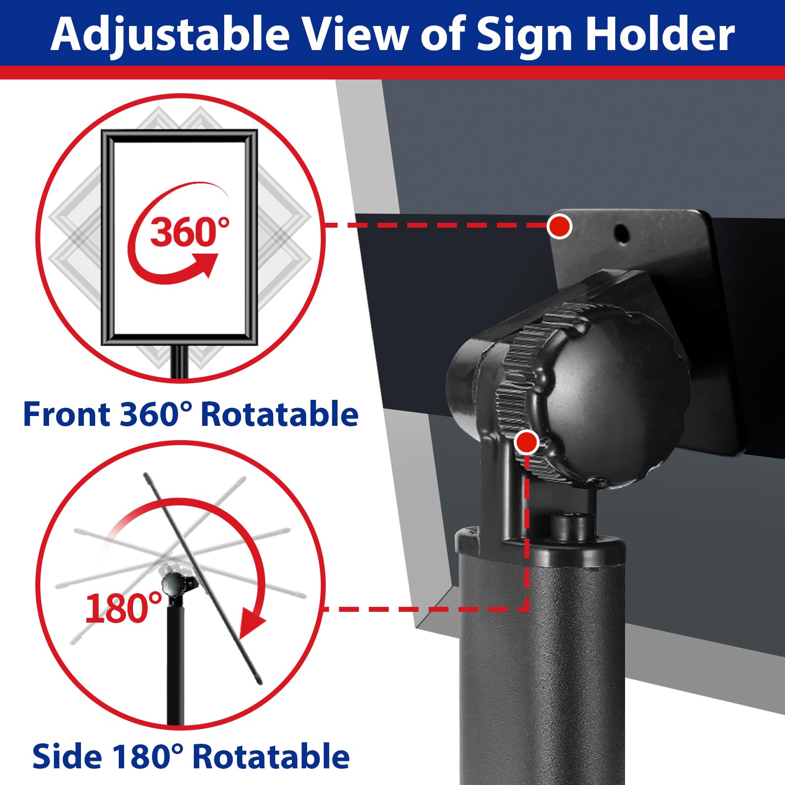 Amazon.com : VAIIGO Pedestal Sign holder Stand 8.5x11inch