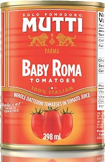 Mutti Tomato Baby Roma Crushed Tomatoes 14oz - Gluten-Free, Non-GMO Premium Italian Quality