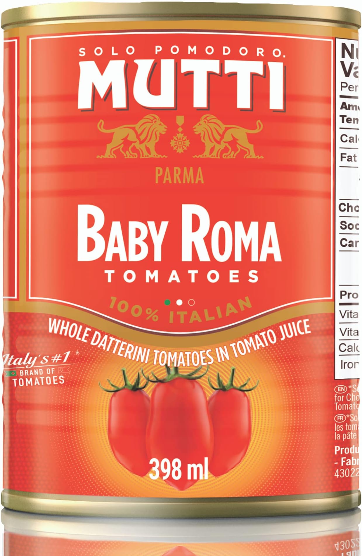 MUTTI TOMATO BABY ROMA 14OZ