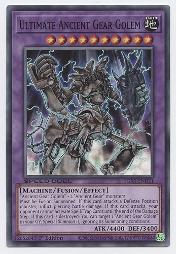 Yu-Gi-Oh! Ultimate Ancient Gear Golem - SGX1-END21 - Común - 1ª edición