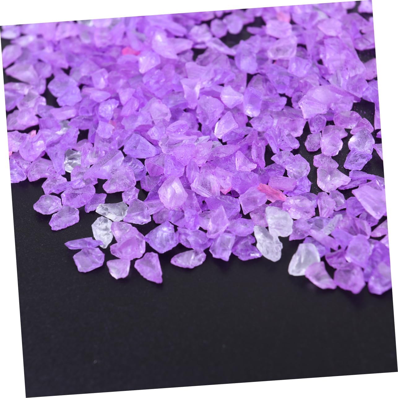 PRETYZOOM 2pcs Glass Sand for Landscapes Decorative Aquarium Sand Safe for Fish Tank Use for Flowerpots and