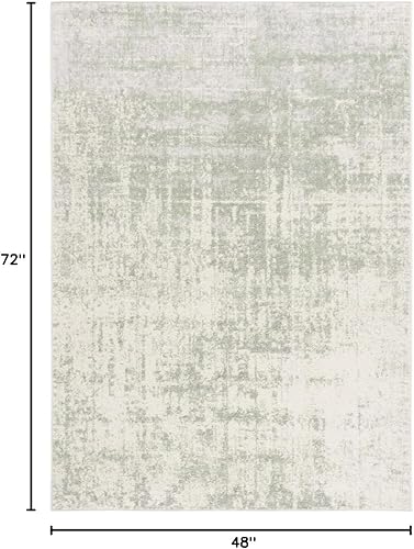 Miniatura 136 de SAFAVIEH Adirondack Collection Tapete de área XL, 12 x 15 pies, color crema y dorado, diseño abstracto moderno, no desprende pelusa y de fácil