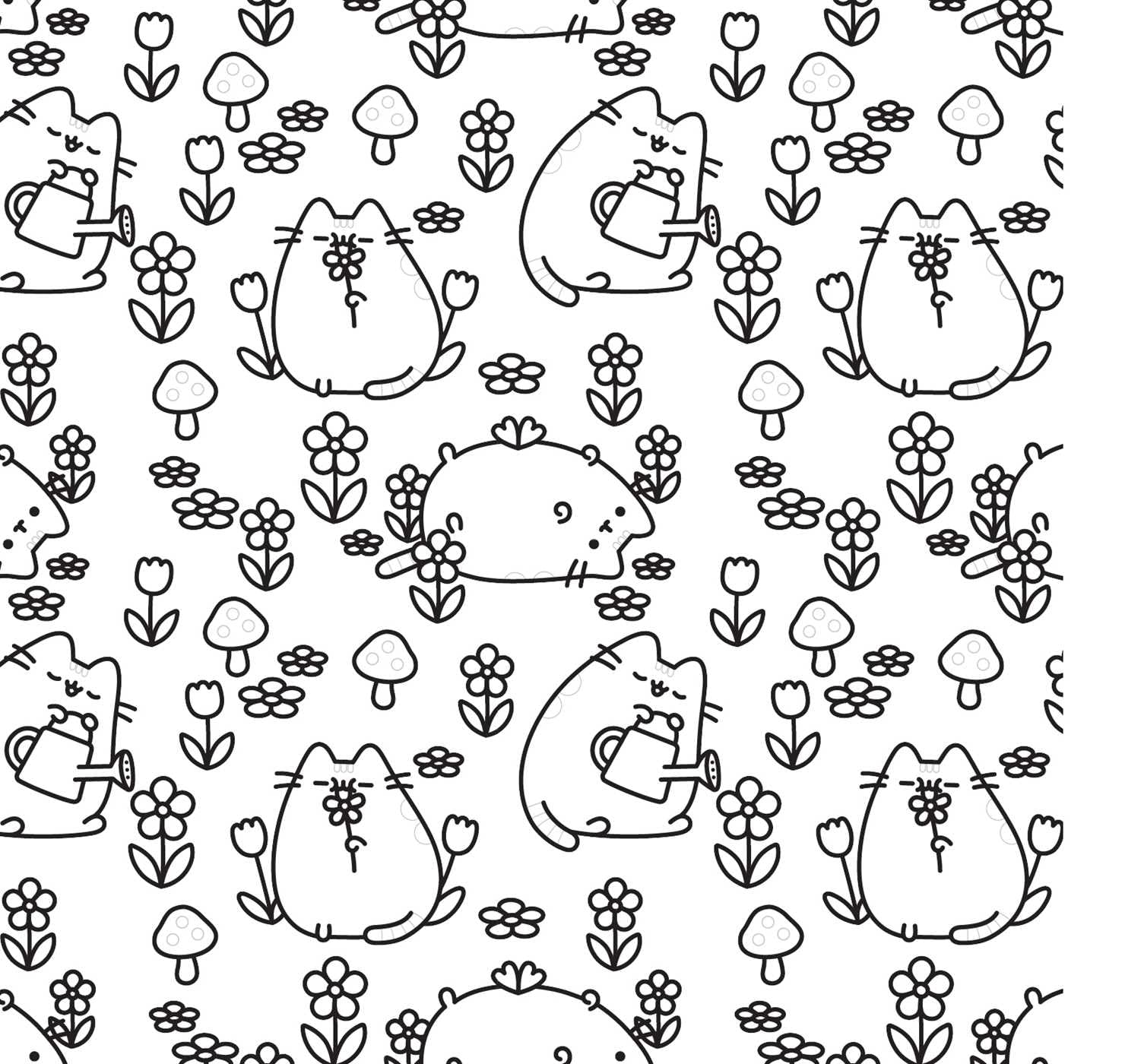 Mini Coloring Cuteness: A Pusheen Coloring & Activity Book