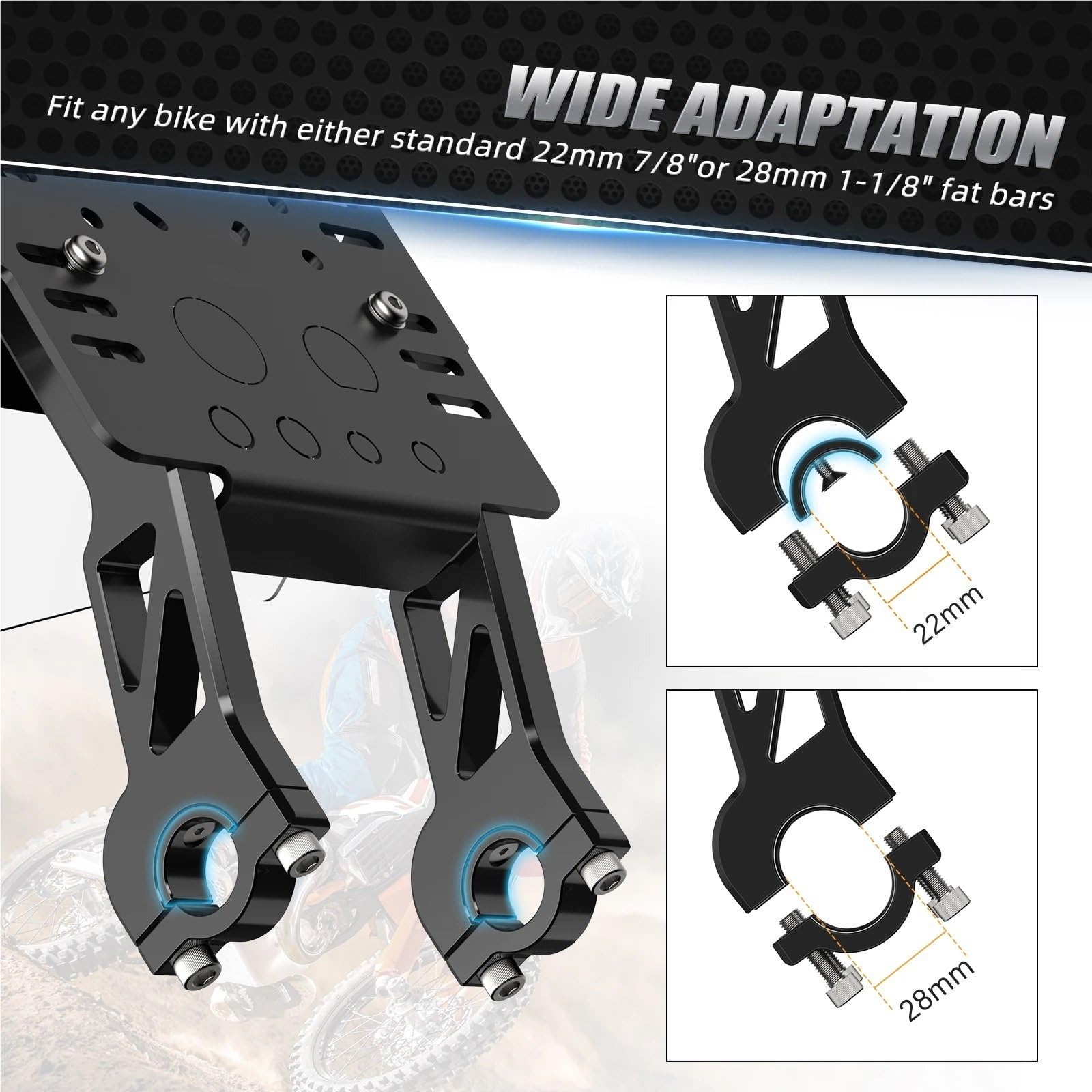 Motocicleta GPS Soporte De Navegación Compatible con EXC 300 EXC-F 350 Compatible con GasGas EC 300 Beta RR 125 RR 300 Kit de carenado con Soporte de GPS Soporte de teléfono móvil