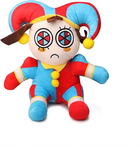 Miniatura 2 de Juguete de peluche de personaje de anime de circo digital, 2 piezas, Pomni Jax Ragatha, regalo de cumpleaños para niños Girlfrend