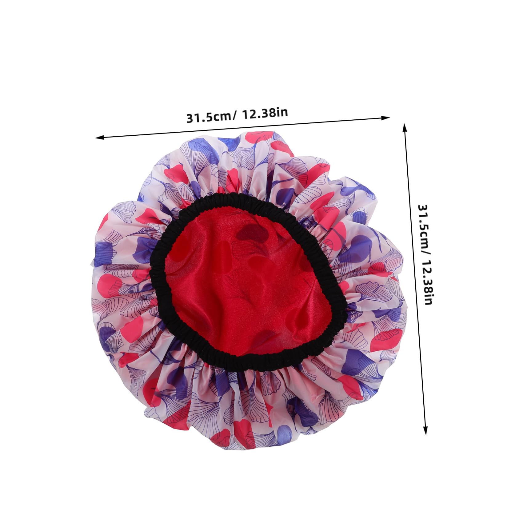 Beaupretty 5piezas Gorro De Ducha Para Mujeres Doble Capa Gorro Decorativo y Reutilizable Para Cabello y Spa