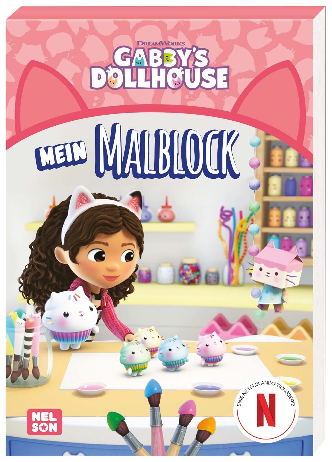 Gabby’s Dollhouse: Mein Malblock: Malblock für Kinder ab 3 Jahren