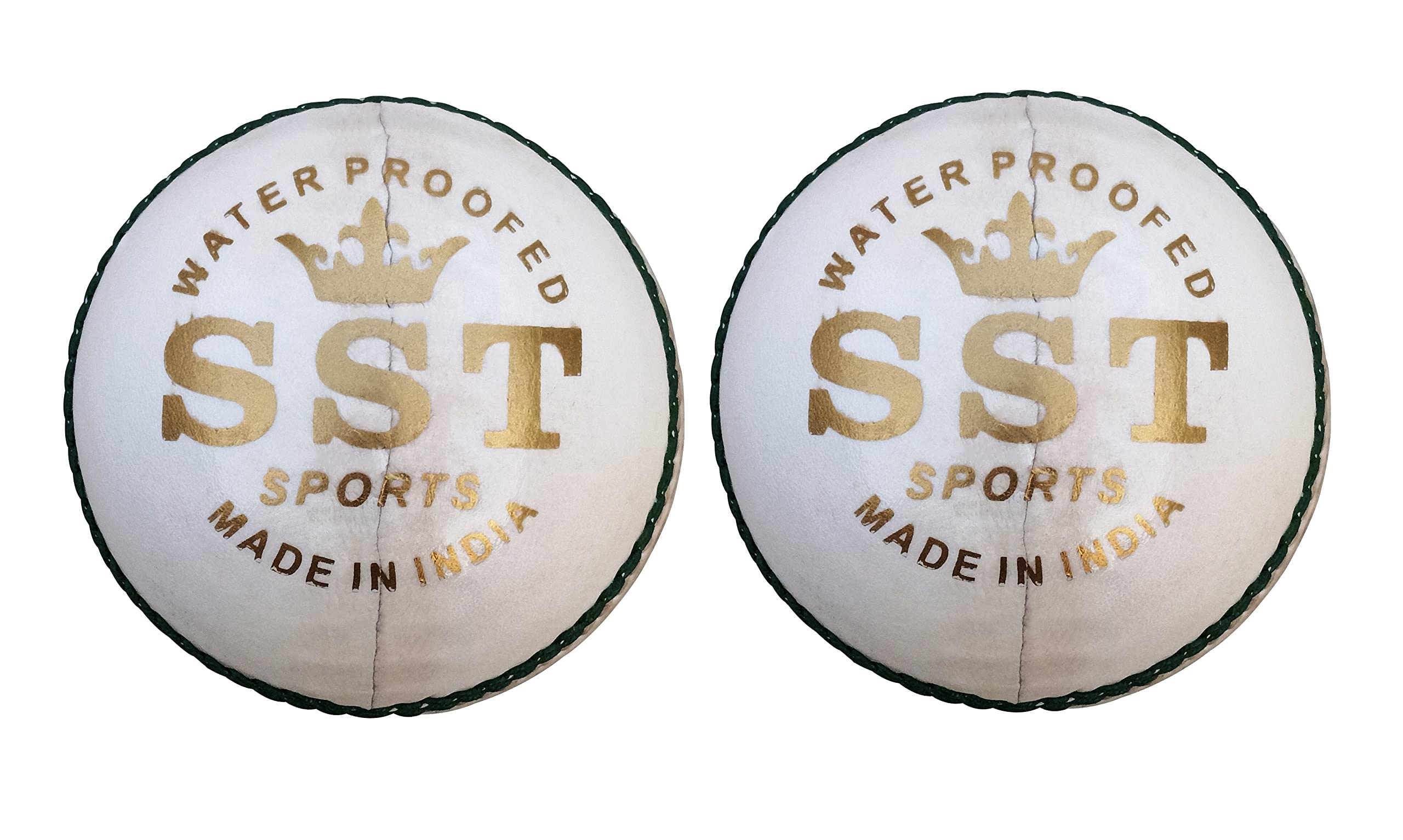 SST Leather Cricket Balls, Pack of 2, Natural White Cricket Balls 4 Piece, (Genuine 50 Overs, Test and One Day Matches) (B0B645S4JW) Amazon Price History, Amazon Price Tracker
