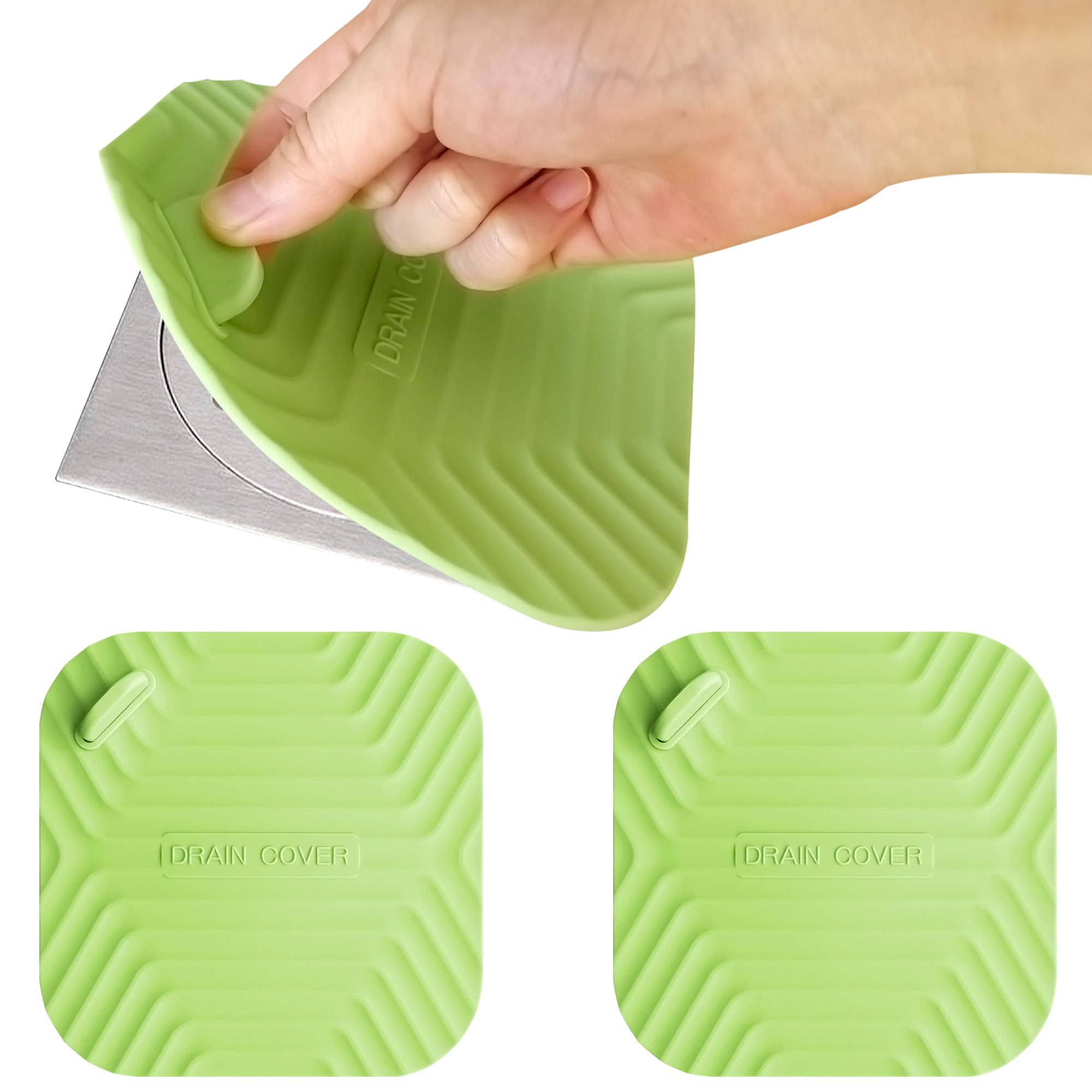 Blue Shower Drain Cover - Clog Prevention -8