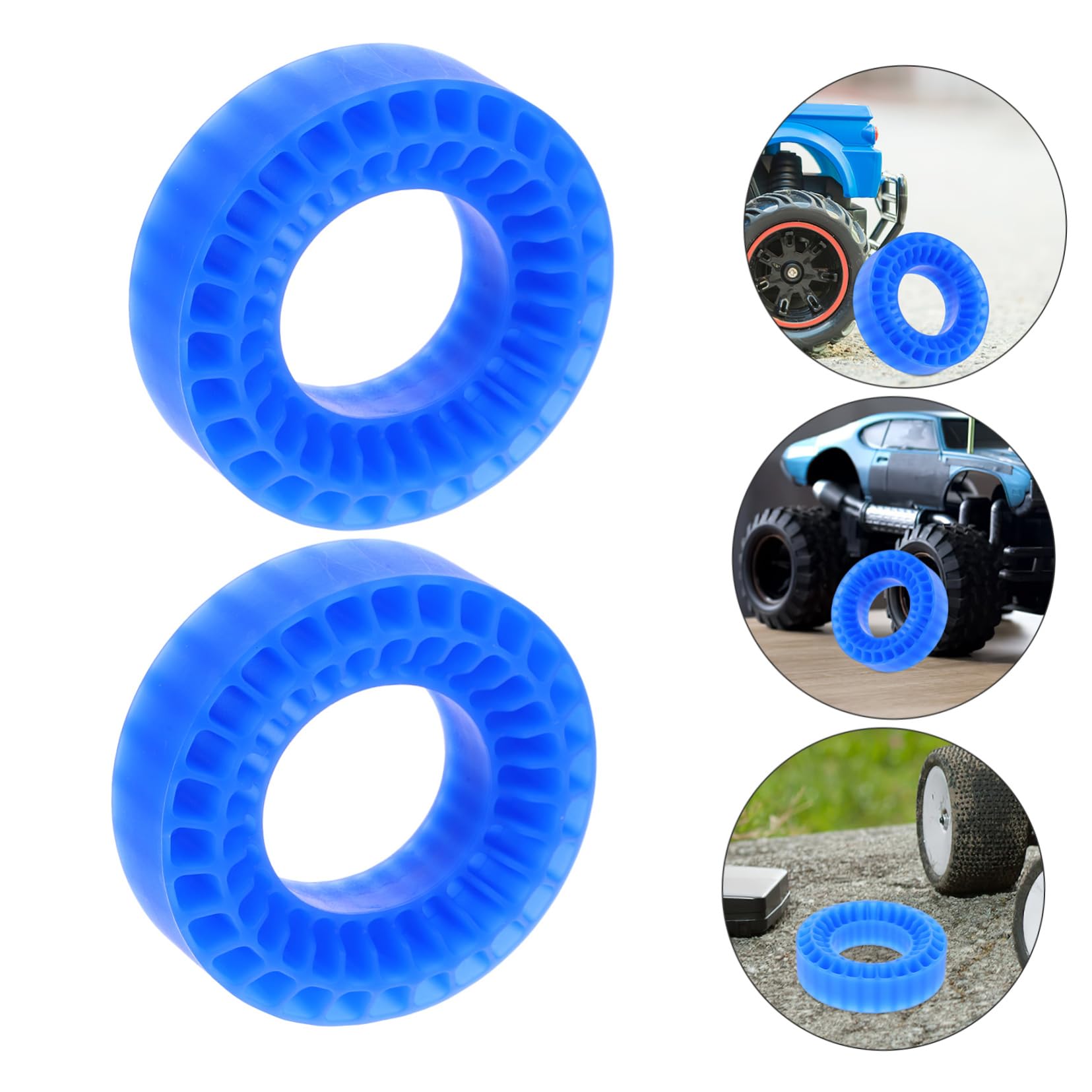 BCOATH Rc Crawler Tire Accessories 4pcs Silicone Insert Filler for 1/18 1/24 Rc Cars Enhanced Grip Tracti