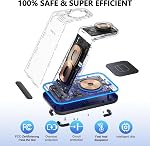 3 in 1 Wireless Charging Station, Wireless Charging Stand for Samsung Watch and Cellphone, Induction Charger for Samsung S25 Ultra, Watch Ultra/7/6/5, Wireless Charger for Galaxy Buds (NO Adapter)