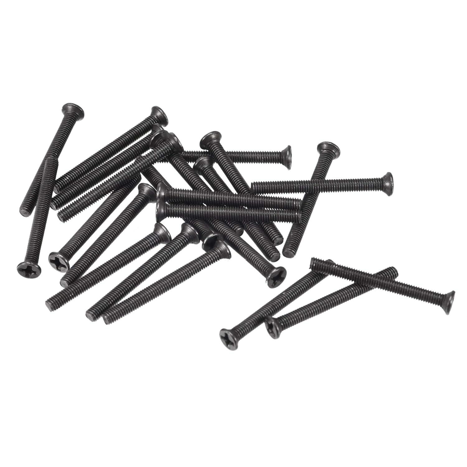 uxcell M3 x 30mm Phillips Screw Fastener Black for Laptop PC TV Fan Switch 200pcs Amazon.in