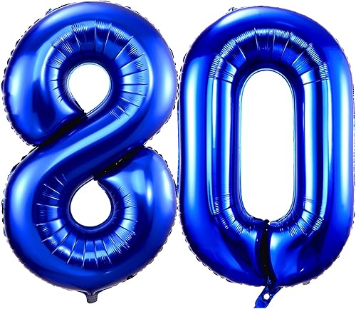 Miniatura 7 de Globos de color azul marino del número 25, globos de cumpleaños de 40 pulgadas, globos de cumpleaños de 25 o 52 globos grandes de aluminio de Mylar