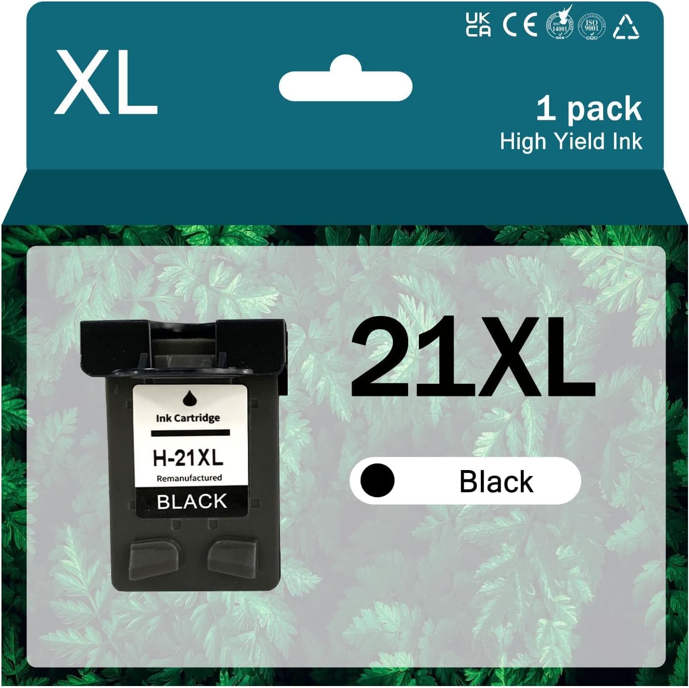 Paescoy Black Remanufactured 21XL 22Xl Ink Cartridges Replacement For Hp 21XL 22Xl Work With Dsekjet D1360 D1460 D2360 D2460 3920 3940 F370 F380 F2120 F2180 F2280 F2179 F4180 Printers,-1 Set