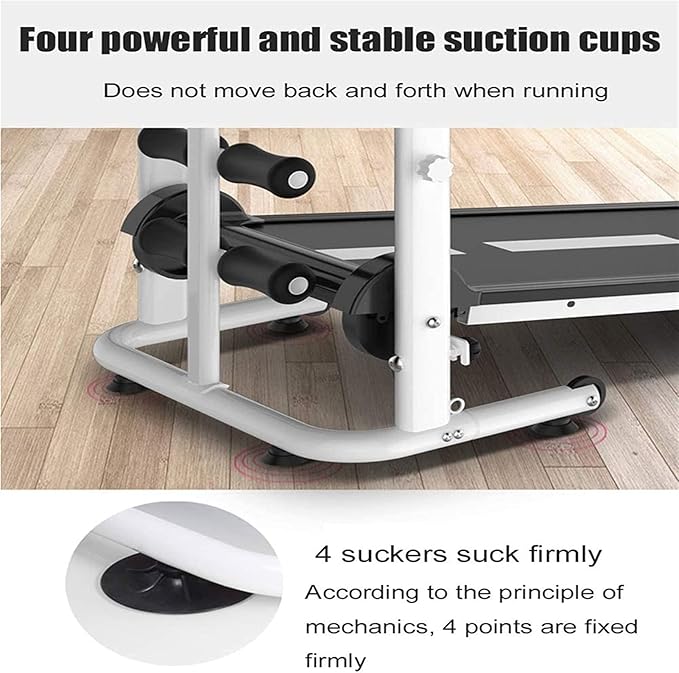 Caminadora Eléctrica Plegable Multifunción 3 en 1 con Inclinación miniatura 2