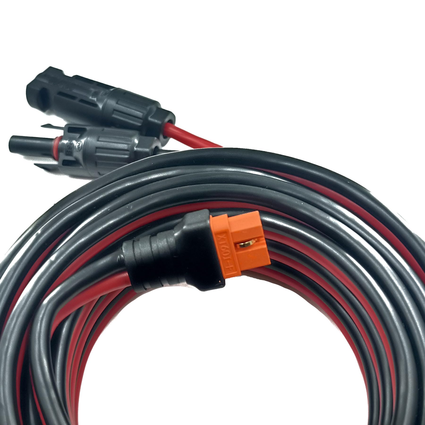 Fiche solaire vers XT60i Câble solaire 12AWG XT60I-F pour générateur solaire Ecoflow Powerstation (10AWG 6 m)