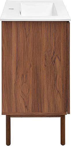 Vista 29 de Swiss Madison Classe - Lavabo de baño de roble de 24 pulgadas incluido