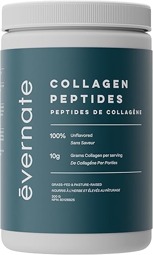 Evernate Polvo de péptidos de colágeno  Proteína de colágeno hidrolizada sin sabor para cabello, piel, uñas, huesos y articulaciones  Colágeno para
